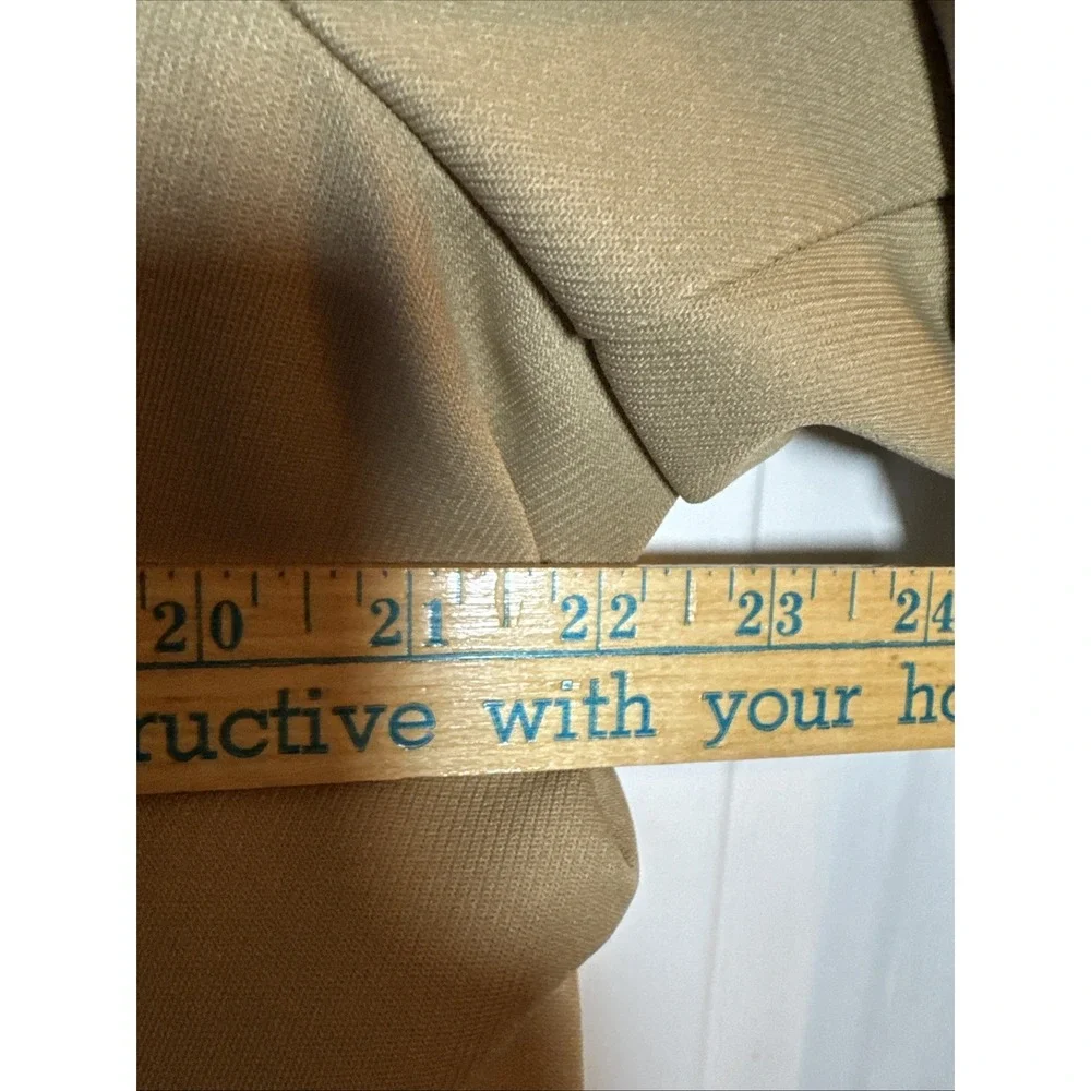 Vintage‎ Campus Outerwear Tan Coat 44 USA Faux Shearling Lined Western Jacket